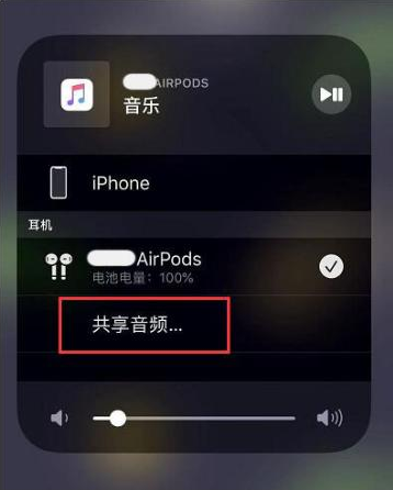 大邑苹果14音频维修点分享iPhone14音频共享设置方法 