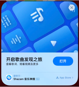 大邑苹果14维修站分享iPhone14音乐识别功能使用方法 