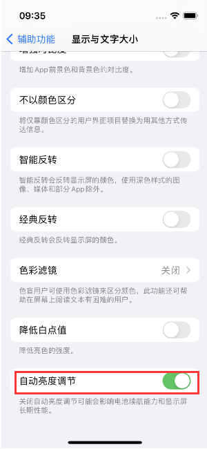 大邑苹果15维修店分享iPhone 15 Pro系列屏幕亮度 