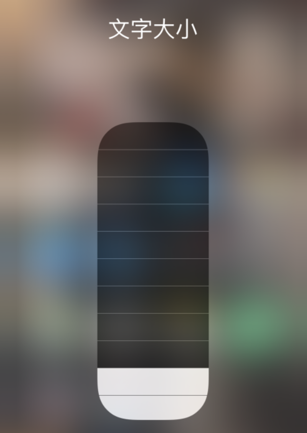 大邑苹果手机维修分享小技巧：在 iPhone 控制中心快速调节字体大小 