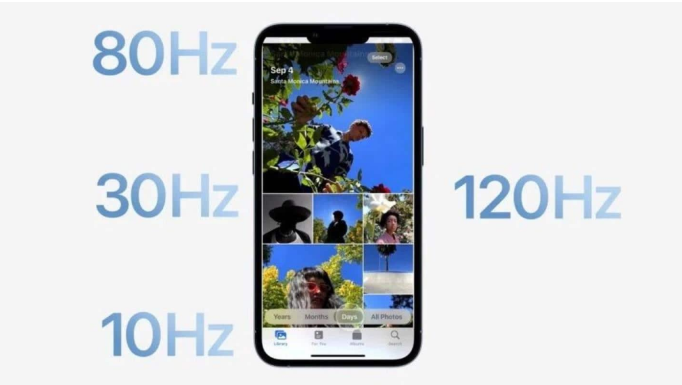大邑苹果14维修分享iPhone 14有高刷吗 