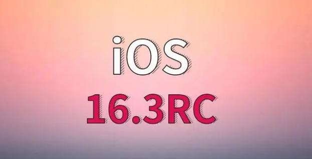 大邑苹果手机维修分享iOS 16.3 RC版升级_iOS 16.3 RC版一键刷机教程 